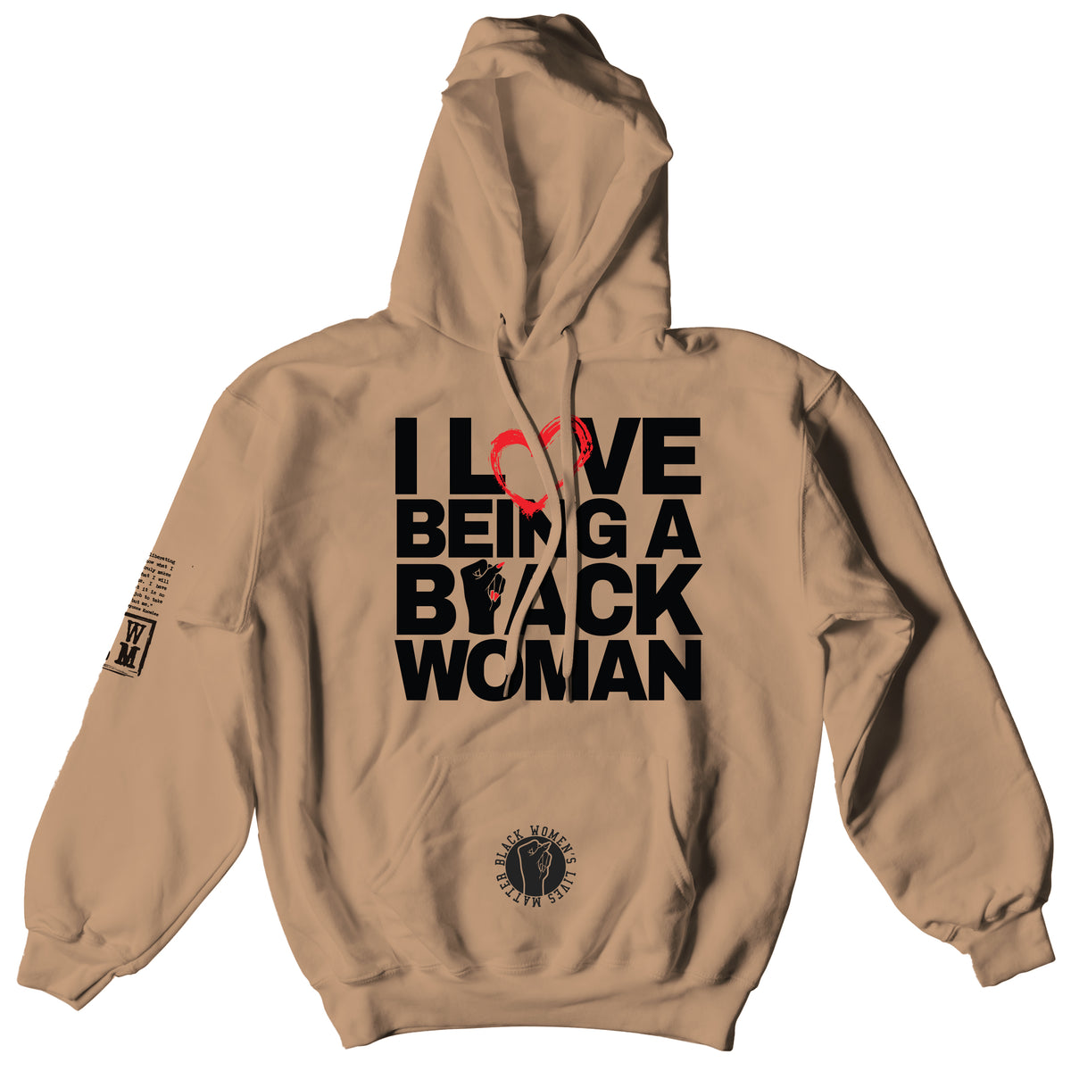 I Love Being a Black Woman Hoodie (Unisex)