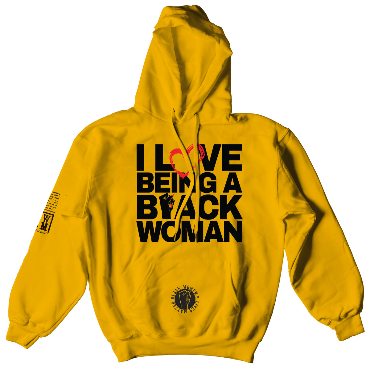 I Love Being a Black Woman Hoodie (Unisex)